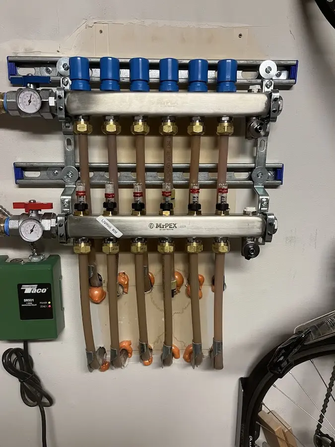 Plumber performing Gas Line Installation at a residential property in Sugarmill Woods